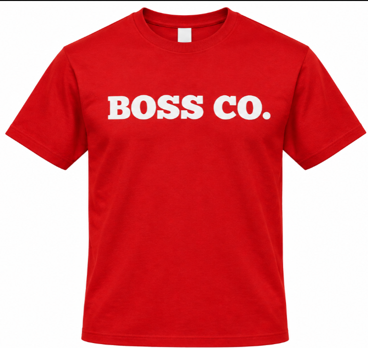 BOSS CO. SHIRT. Premium high end cotton tee.