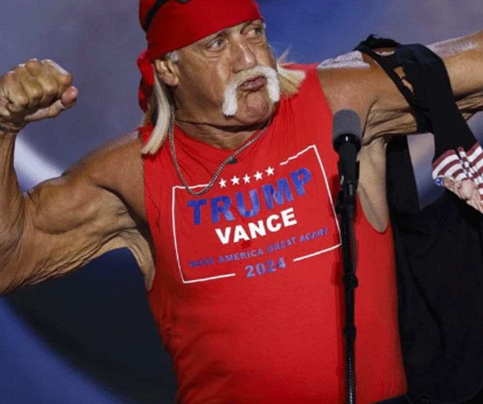 Trump A Maniac Tank Top as worn by Hulk Hogan at RNC.