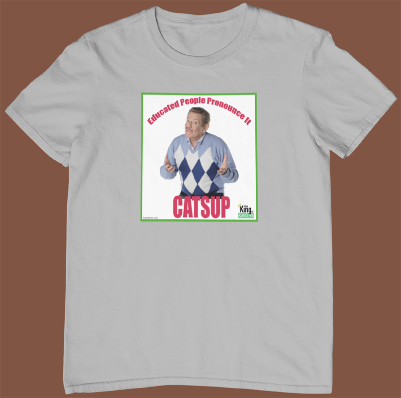 arthur spooner shirt | ketchup t-shirt | king of queens | grey tee