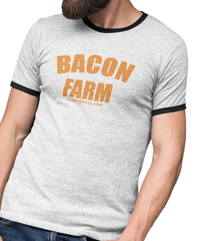 Bacon Farm Penny Tee - FubarShirts.com - White shirt