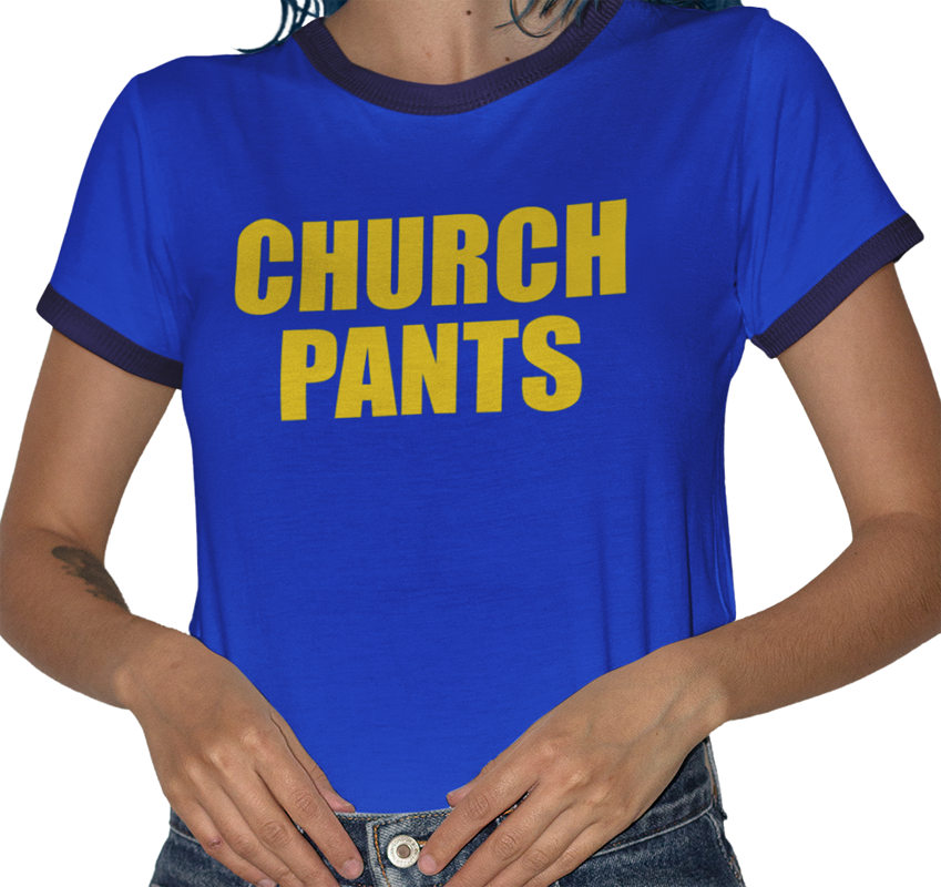 Penny Tee like the Penny Tees on ICarly. Church Pants shirt.