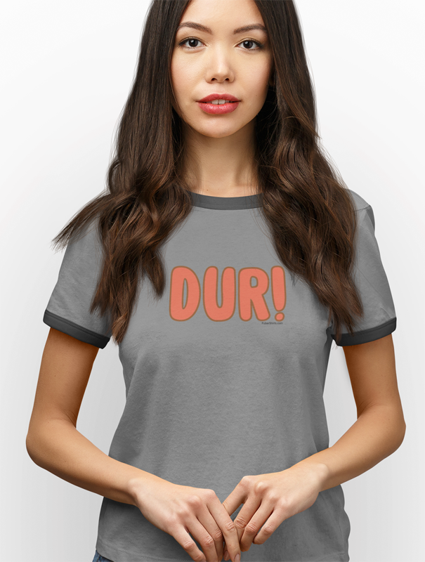Vintage Ringer Tee. DUR! 70s style shirt.