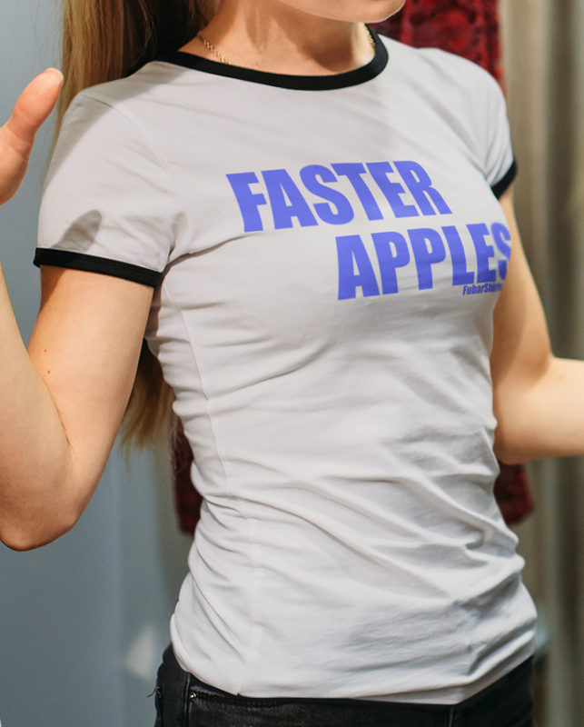 Faster Apples Penny Tee T-shirt. fubarshirts.com