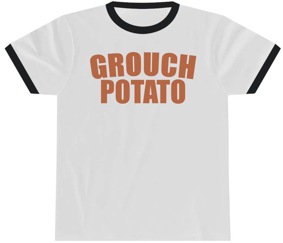 White Grouch Potato Penny Tee