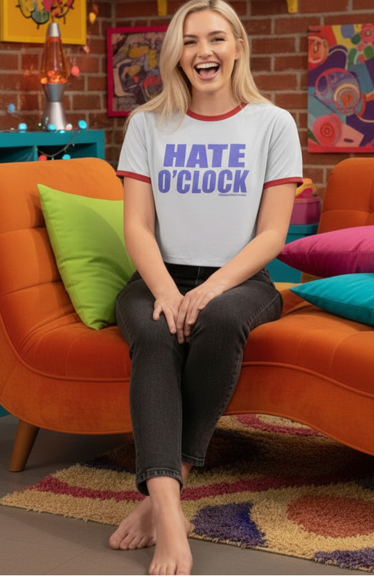 Hate O 'Clock Penny Tee. ICarly. Penny Tees. Free. Shipping. FubarShirts.com