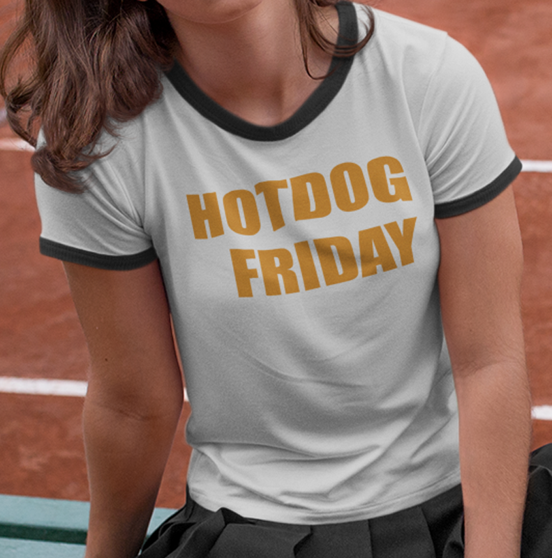Hot Dog Friday Penny Tee - Fubarshirts.com
