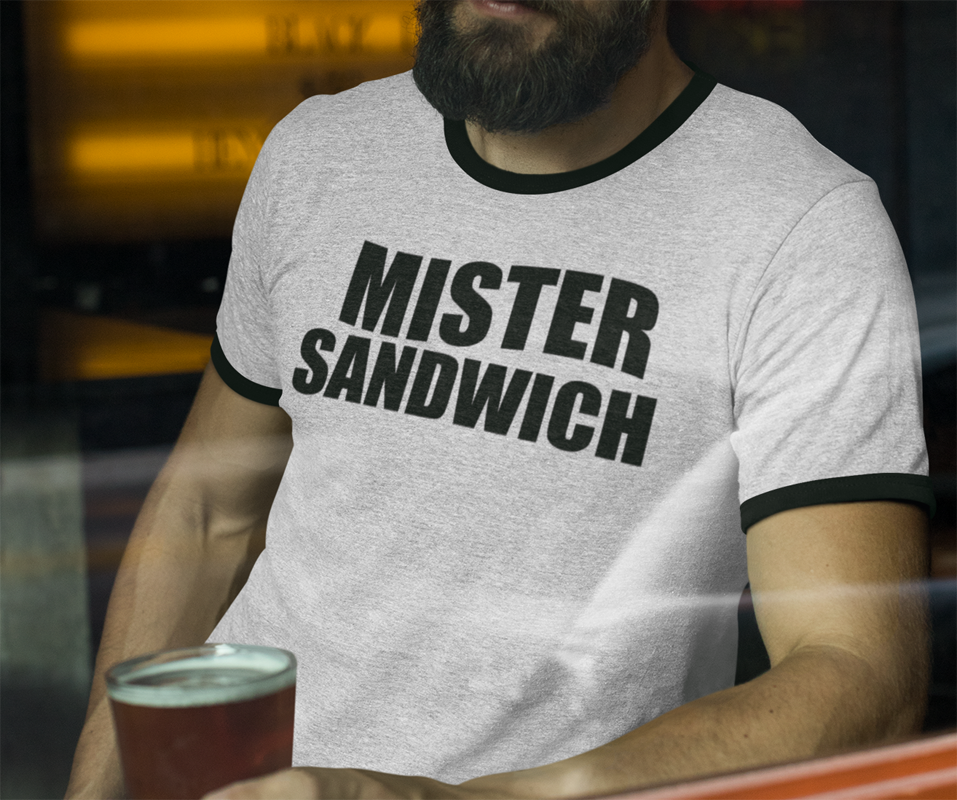 Mister Sandwich Penny Tee - white shirt - Fubarshirts.com