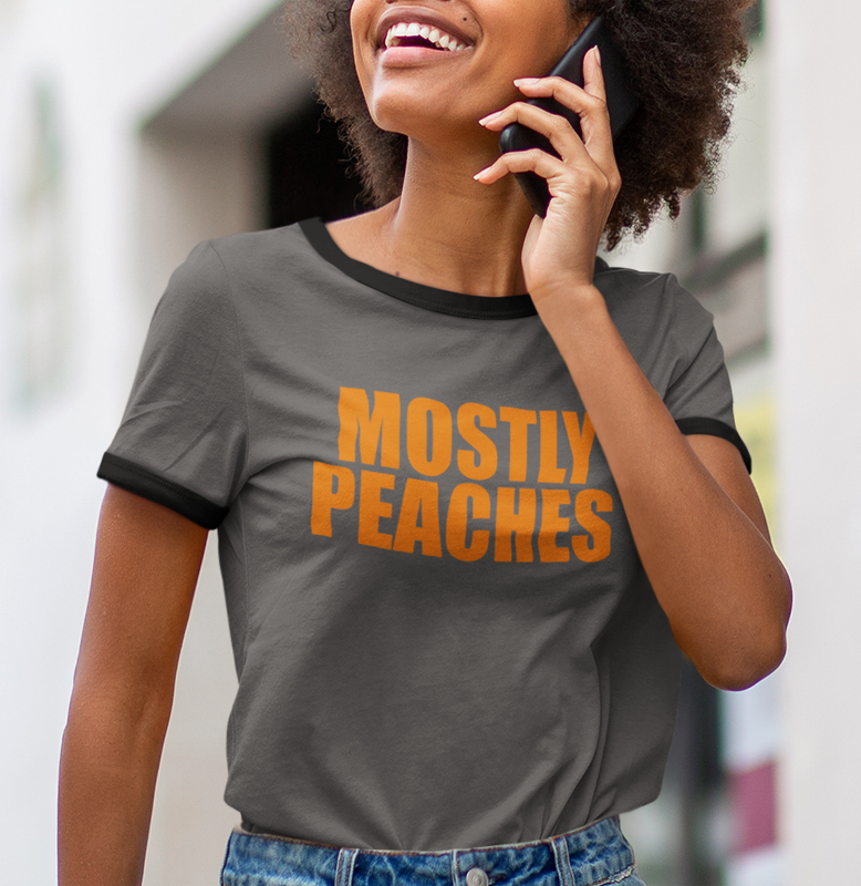Penny Tee - Mostly Peaches Penny Tee - FubarShirts.com
