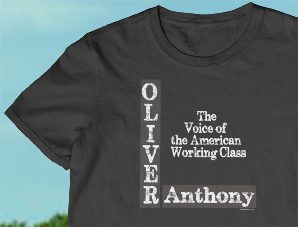 closeup oliver anthony shirt.