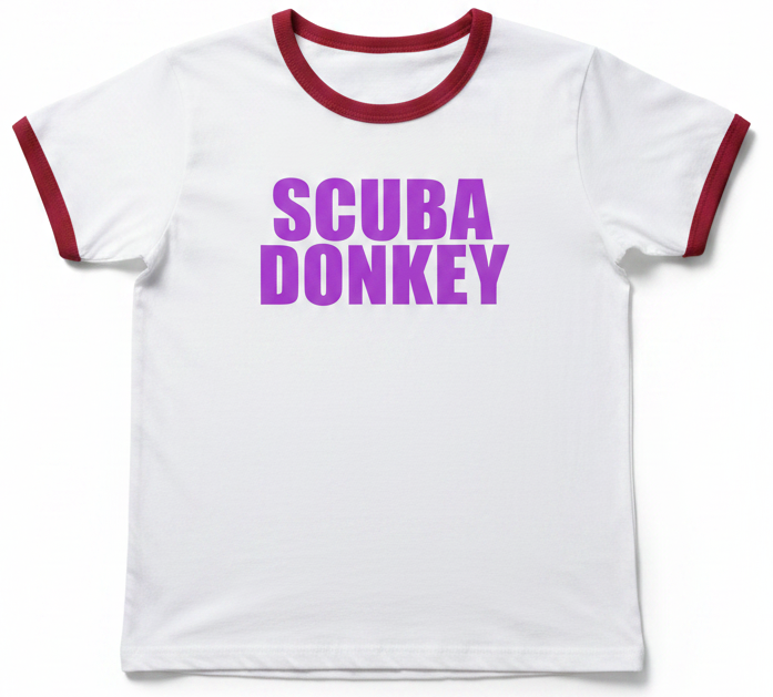 Scuba Donkey iCarly Penny Tee. Free Shipping. FubarShirts.com