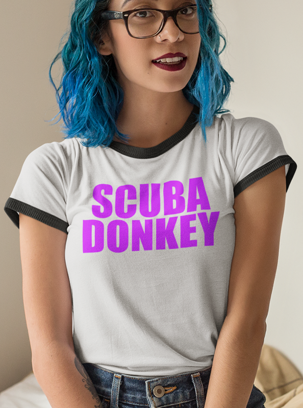 Penny Tees | Scuba Donkey shirt | Ringer T-shirt
