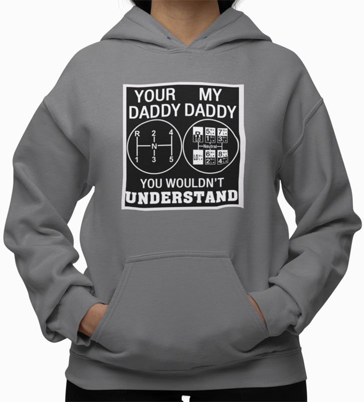 Your Daddy My Daddy Hoodie - Charcoal Unisex. FubarShirts.com
