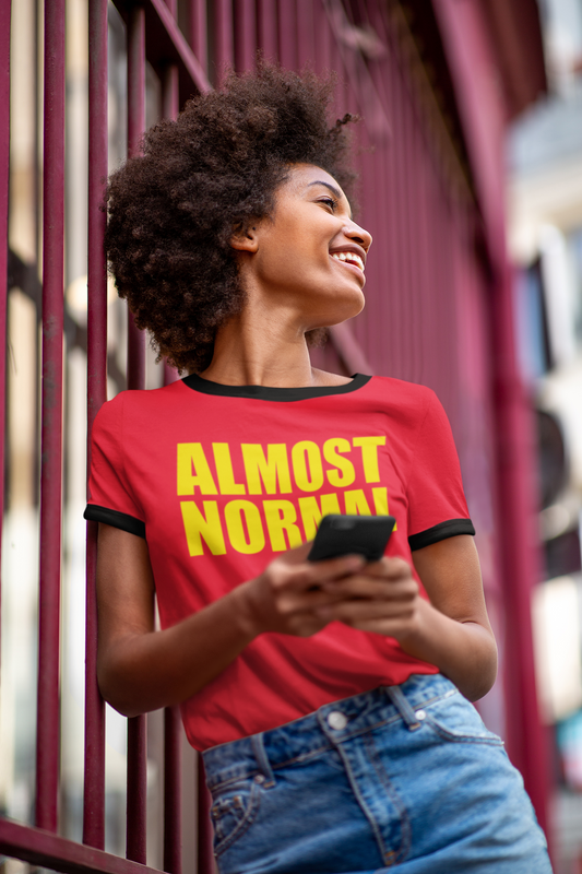 Penny Tees Almost Normal shirt | Retro Ringer t-shirt