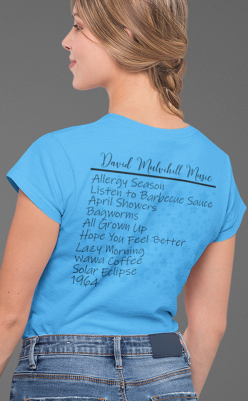 David Mulvihill Womens T-shirts | Fitted two sided shirt for ladies