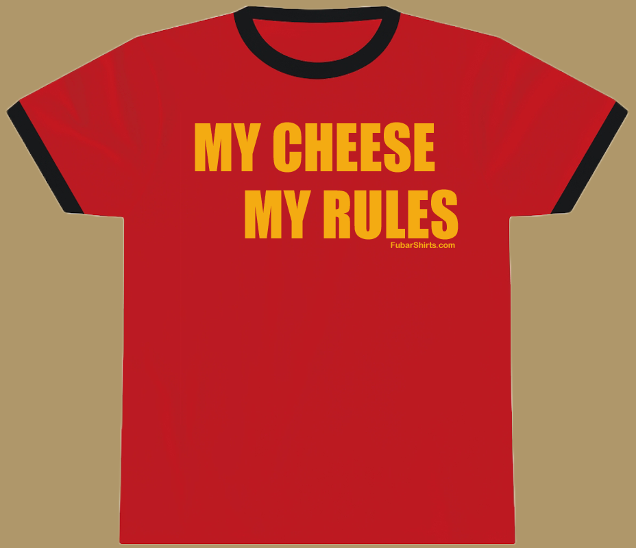 Penny Tees | My Cheese My Rules Shirt | Retro Ringer T-shirts