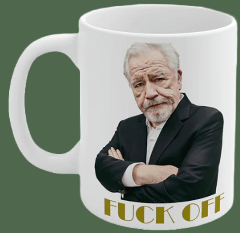 logan roy mug - succession - 11 oz - ceramic
