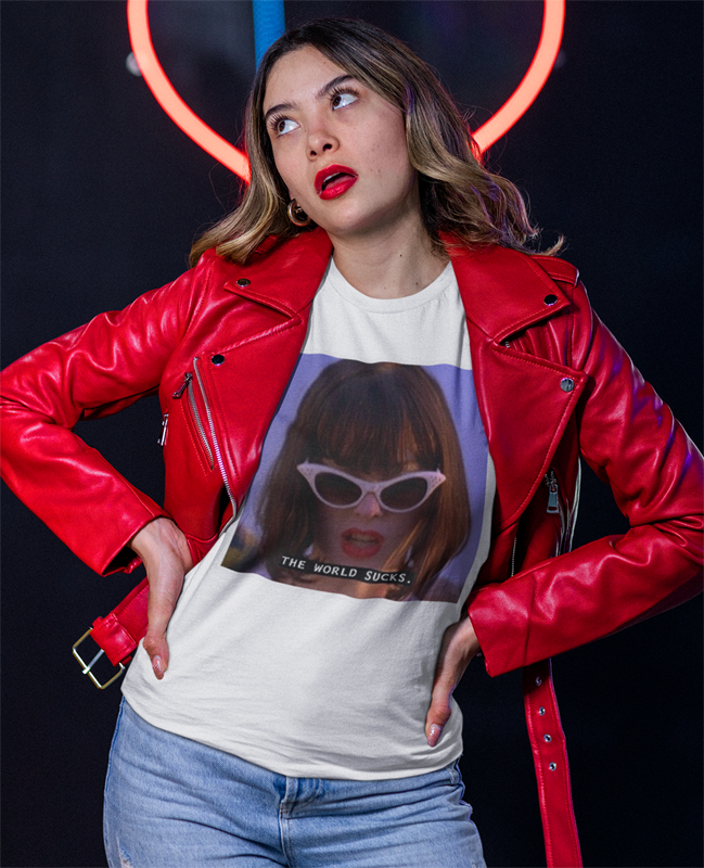 The World Sucks T-shirt | Juniors Shirts