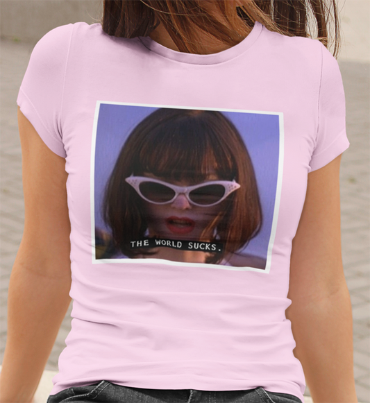 The World Sucks T-shirt | Juniors Shirts