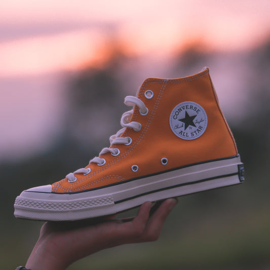 Retro orange converse
