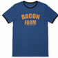 Bacon Farm Penny Tee. Blue. Free Shipping. Unisex. FubarShirts.com