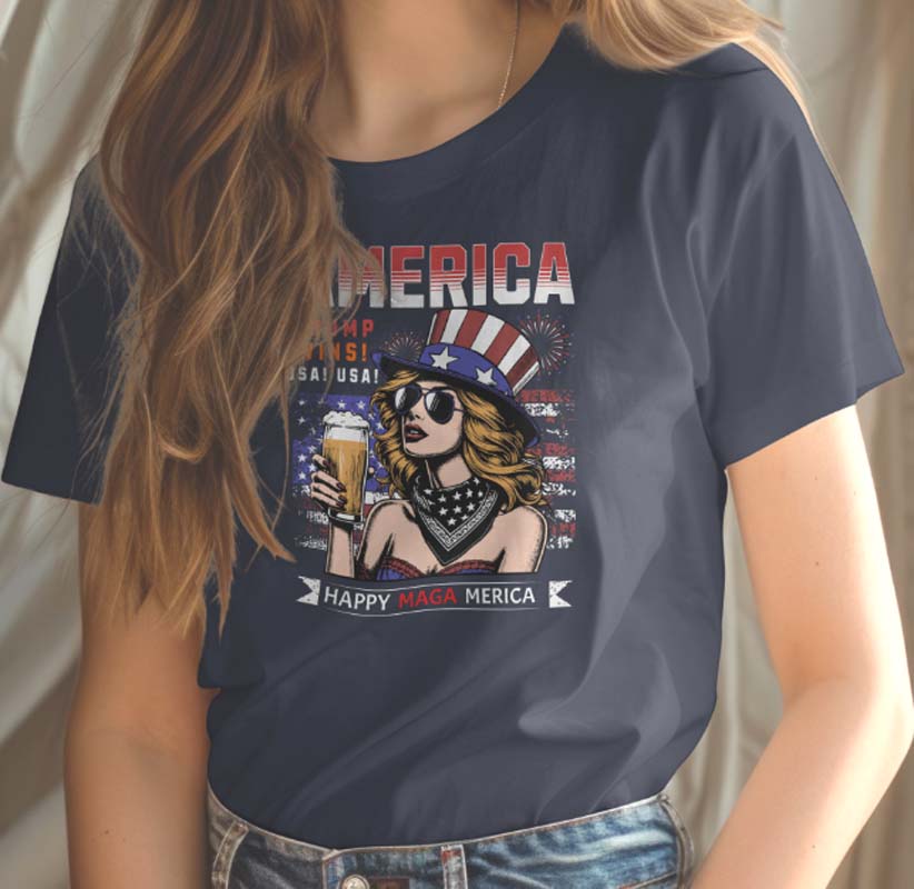 Trump Won. Happy magAmerica Shirt. Black shirt. Unisex.