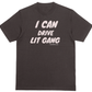 i can drive lit gang t-shirt. viral video t-shirt. black tee. fubarshirts.com. unisex. free shipping.