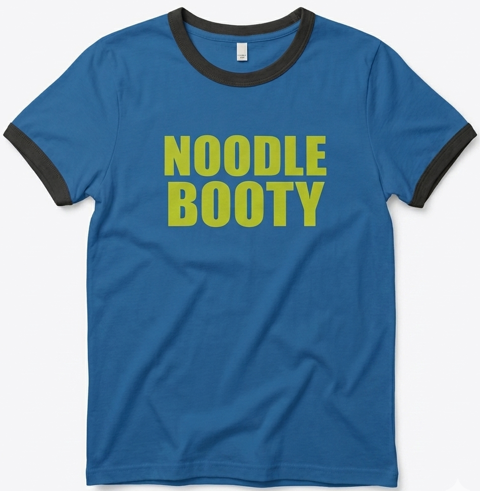 Noodle Booty Penny Tee. iCarly style. Free Shipping. FubarShirts.com