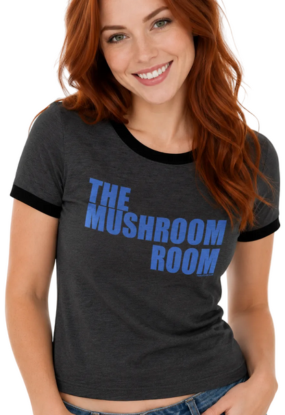 The Mushroom Room iCarly Penny Tee. Free Shipping. Charcoal shirt. Unisex.