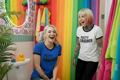 Potty Crasher Penny Tee from FubarShirts.com. Blue ringer tee. iCarly. Free Shipping.