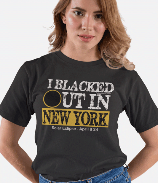 new york solar eclipse t-shirt