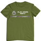 Alex Jones Army T-shirt. Army Green Color. Free Shipping. FubarShirts.com. Premium Gildan Soft Style Cotton.