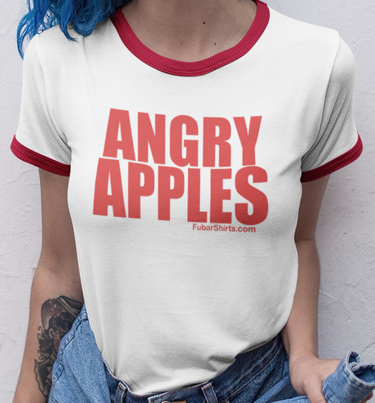 angry apples penny tee shirt by fubarshirts.com