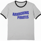 Arrrguing Pirates Penny Tee - free shipping - ash grey shirt - unisex.