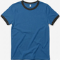 blue customizable penny tee. free shipping. unisex. FubarShirts.com