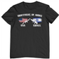 Brothers In Arms Shirt. USA ISRAEL. Black Tee. FubarShirts.com. Free Shipping.