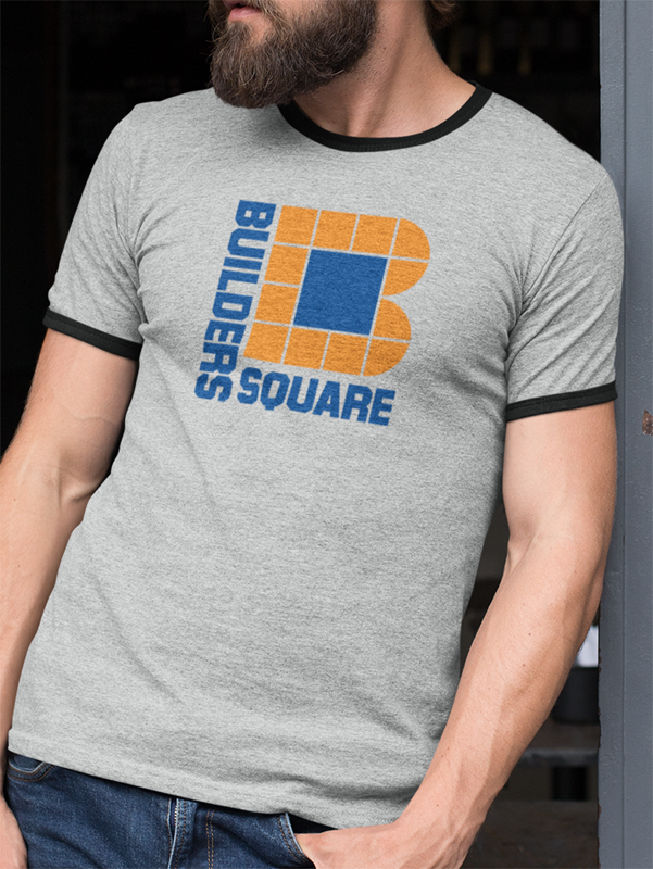 Vintage Builders Square ringer t-shirt. FubarShirts.com