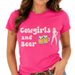 cowgirls and beer hot pink tee. FubarShirts.com. Free Shipping. Unisex.