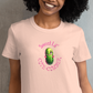 Sweet Lil' Cute-Cumber T-shirt | Funny Food Shirts | Food A Tood tees