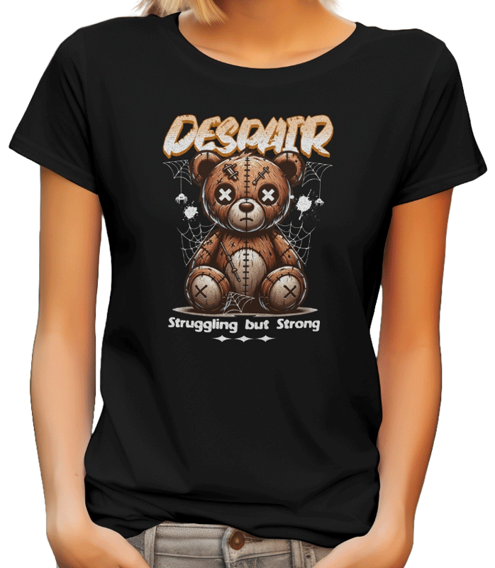 Despair t-shirt. Life struggles shirt. Free Shipping. FubarShirts.com