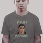 AOC Fart Harder t-shirt. Charcoal color. 100% preshrunk heavy duty cotton. FREE SHIPPING. FubarShirts.com