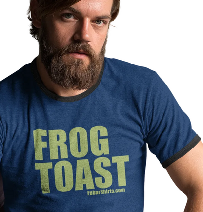Frog Toast Penny Tee - Blue Shirt - FubarShirts.com - Free Shipping - Unisex.