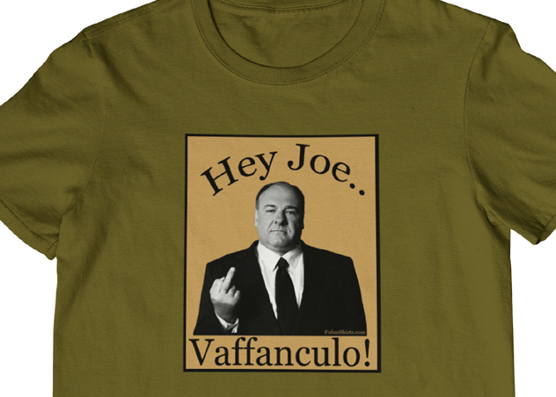 Hey Joe Fuck You T-shirt. Army Green color. Fubarshirts.com