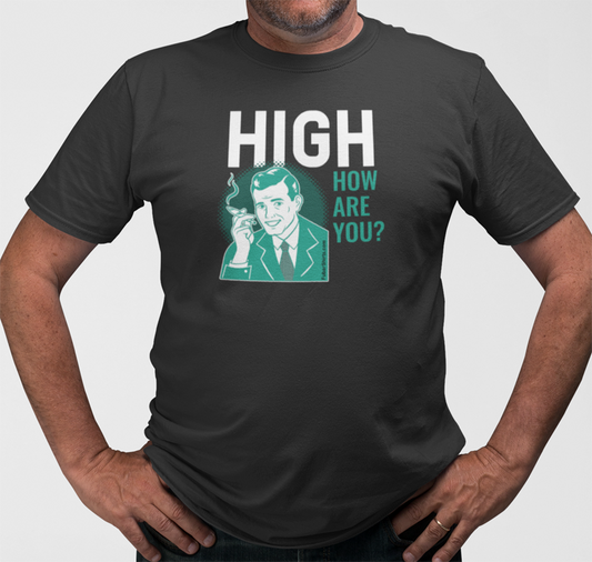 High, How Are You Meme shirt by FubarShirts.com