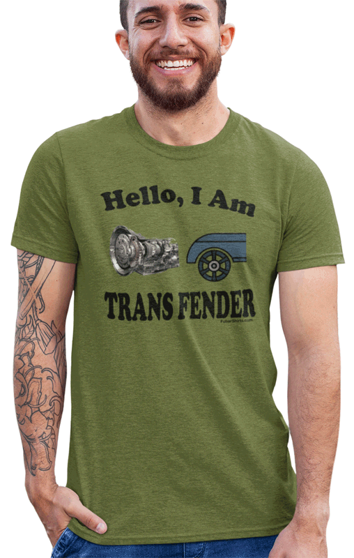 Hello I am Trans Fender Shirt
