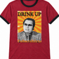 Jim Jones Drink Up T-shirt | Retro Ringer shirt | Vintage