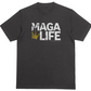 MAGA LIFE t-shirt closeup. Premium Unisex t-shirt. 
