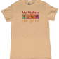 My Muffins Are Studs T-shirt. Peach color. Unisex. 100% preshrunk cotton. Free Shipping. Fubarshirts.com 