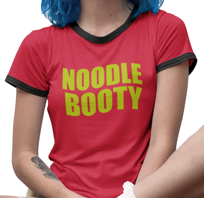 Noodle Booty Penny Tee - Fubarshirts.com - Red Penny tee