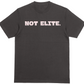 Bryce Harper Not Elite t-shirt. Philly pinstripe edition. Black 100% preshrunk heavy duty cotton.