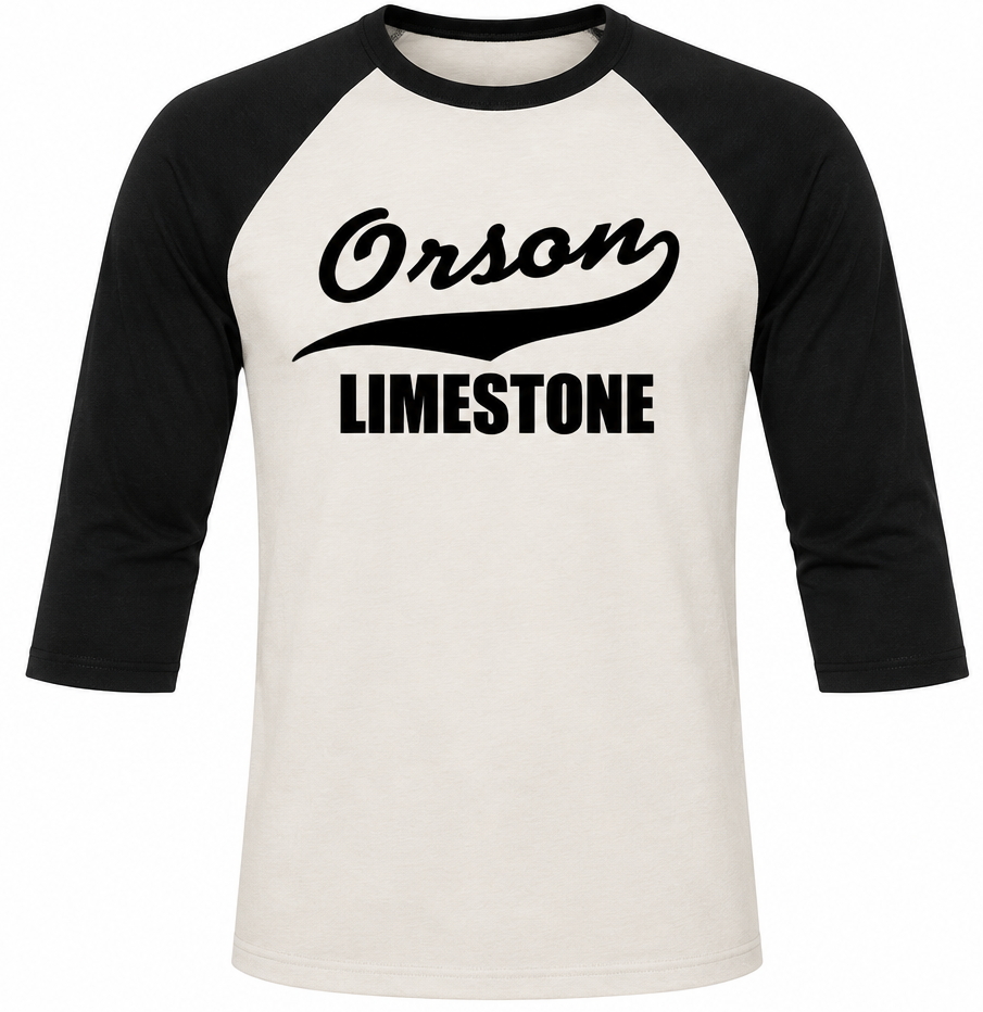 Oroson Limetsone 3/4 sleeve shirt. Parody from The Middle tv show.